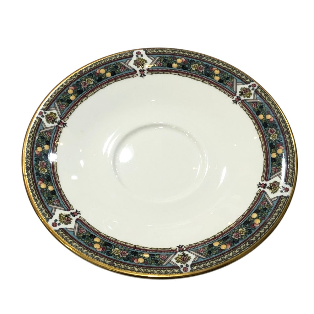 ROYAL DOULTON Fruit & Floral Prestbury Tableware Cup & Saucer Teacup Ceramic Unisex White