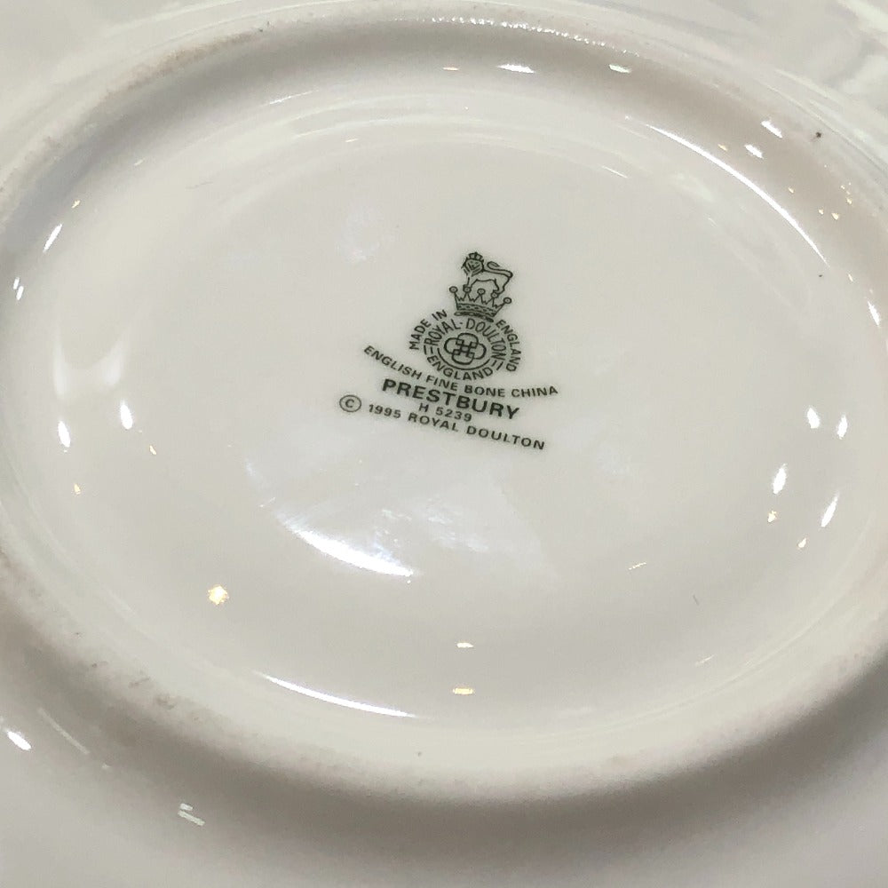 ROYAL DOULTON Fruit & Floral Prestbury Tableware Cup & Saucer Teacup Ceramic Unisex White