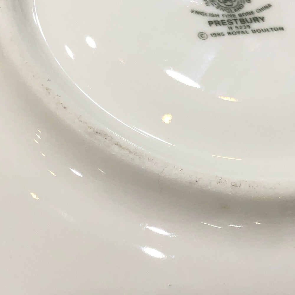 ROYAL DOULTON Fruit & Floral Prestbury Tableware Cup & Saucer Teacup Ceramic Unisex White