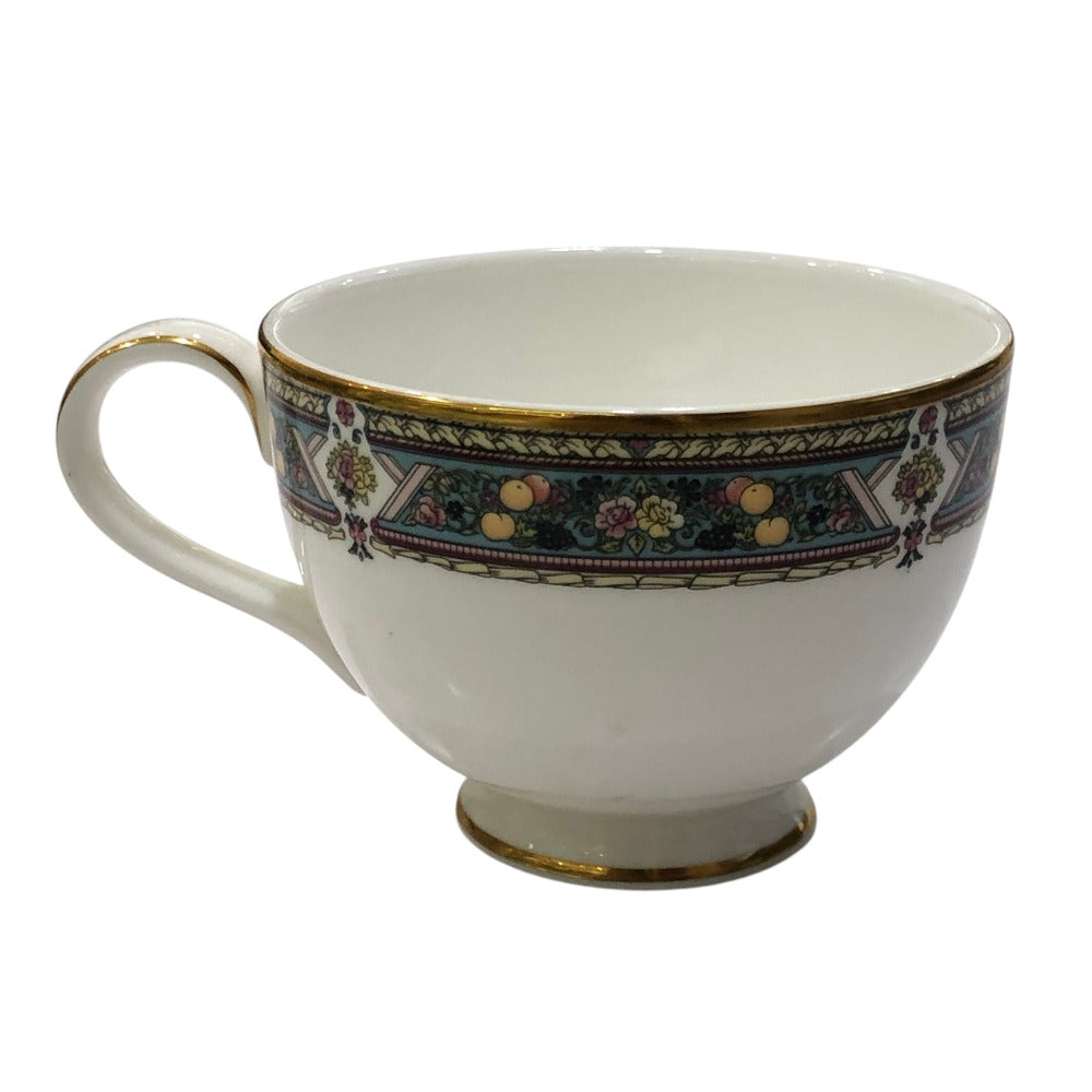ROYAL DOULTON Fruit & Floral Prestbury Tableware Cup & Saucer Teacup Ceramic Unisex White