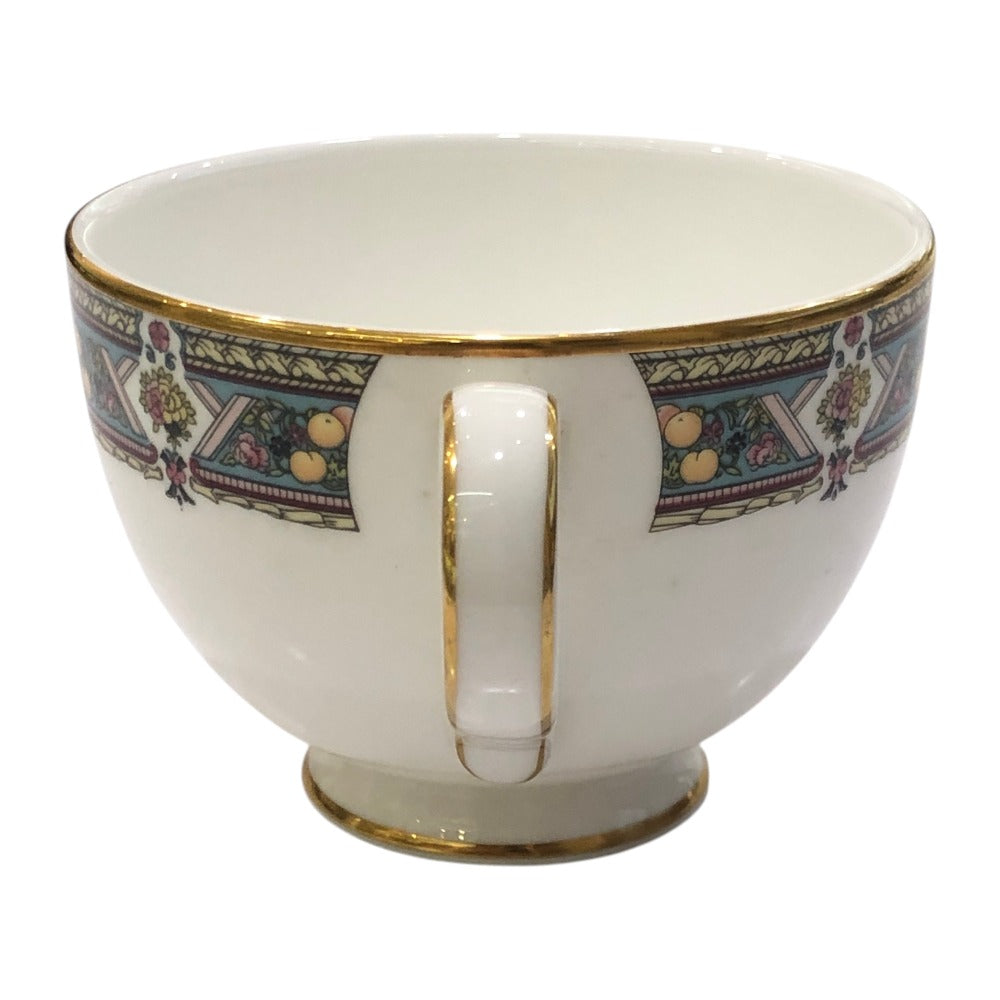 ROYAL DOULTON Fruit & Floral Prestbury Tableware Cup & Saucer Teacup Ceramic Unisex White