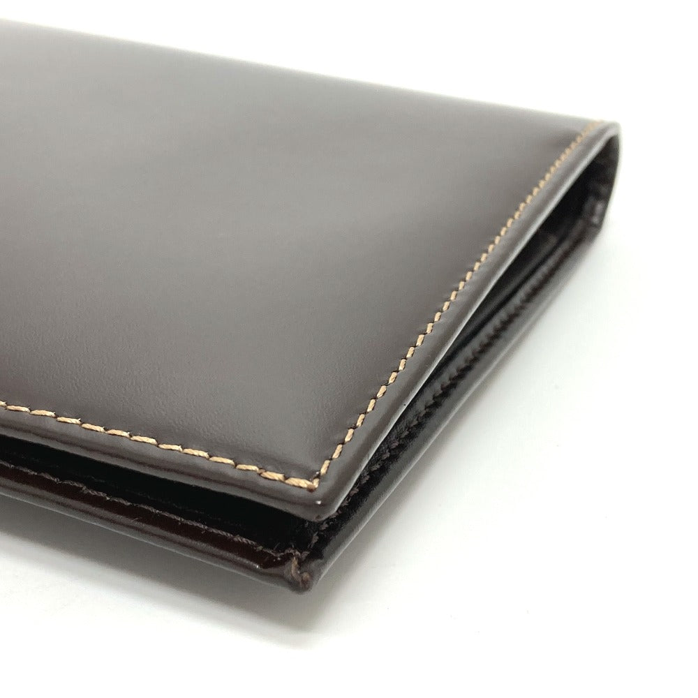 PATEK PHILIPPE Logo Novelty Bi-Fold Travel Pouch/Case in Brown Leather for Men (Not for Sale)