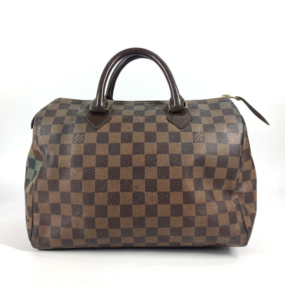 LOUIS VUITTON N41531 Damier Speedy 30 Mini Boston Bag, Handbag, Damier Canvas, Women's, Ebene, Brown