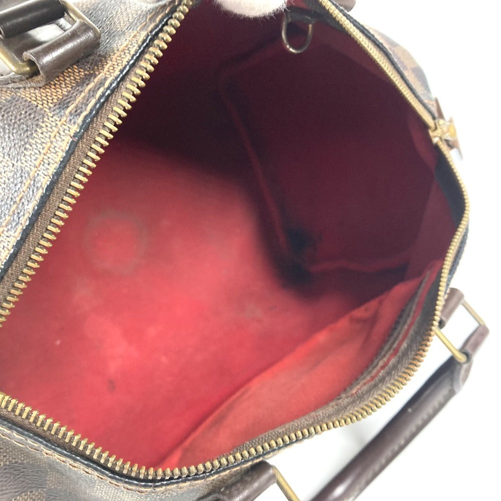 LOUIS VUITTON N41531 Damier Speedy 30 Mini Boston Bag, Handbag, Damier Canvas, Women's, Ebene, Brown