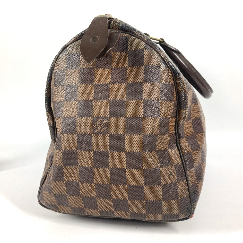 LOUIS VUITTON N41531 Damier Speedy 30 Mini Boston Bag, Handbag, Damier Canvas, Women's, Ebene, Brown