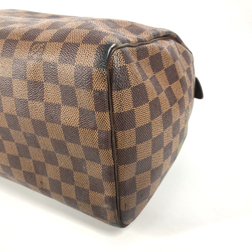 LOUIS VUITTON N41531 Damier Speedy 30 Mini Boston Bag, Handbag, Damier Canvas, Women's, Ebene, Brown