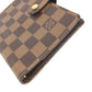 LOUIS VUITTON R20700 ダミエ アジェンダPM システム手帳 ステーショナリー 手帳カバー ダミエキャンバス レディース エベヌ ブラウン