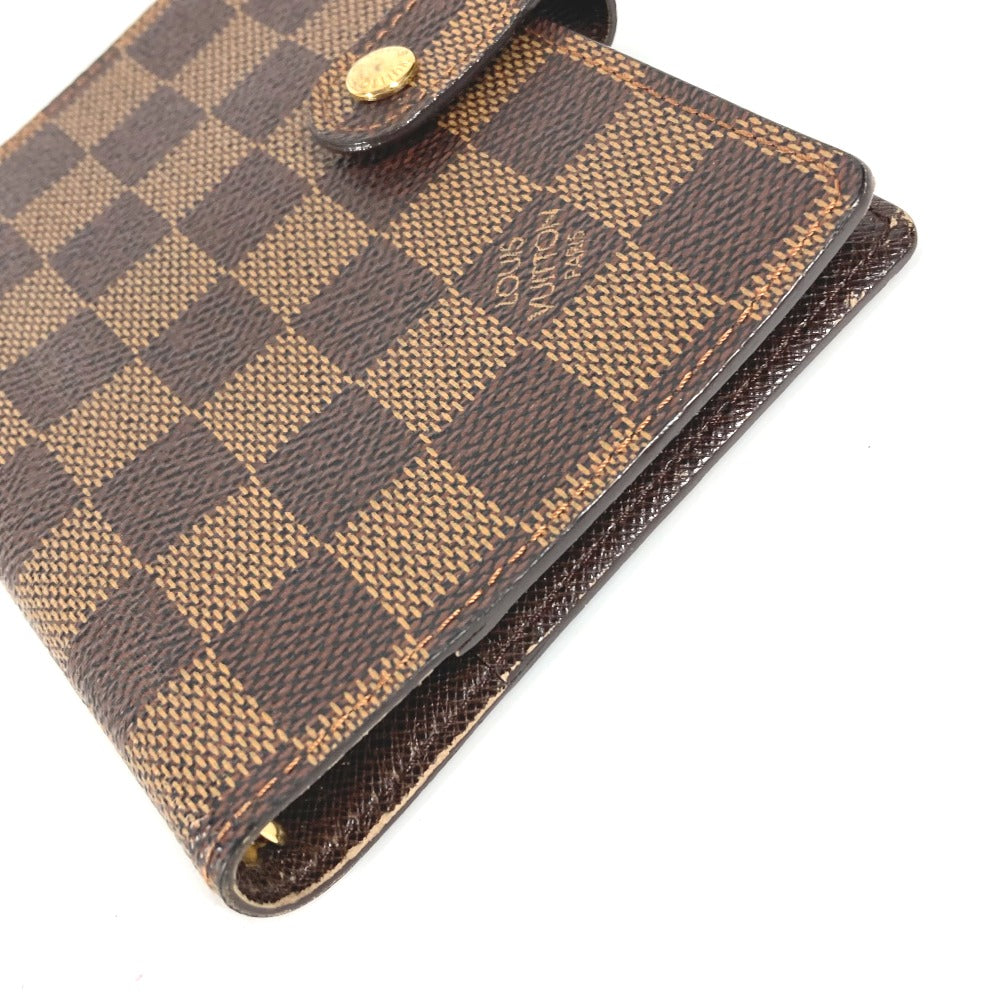 LOUIS VUITTON R20700 ダミエ アジェンダPM システム手帳 ステーショナリー 手帳カバー ダミエキャンバス レディース エベヌ ブラウン