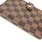 LOUIS VUITTON R20700 ダミエ アジェンダPM システム手帳 ステーショナリー 手帳カバー ダミエキャンバス レディース エベヌ ブラウン