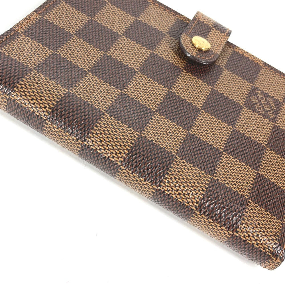 LOUIS VUITTON R20700 ダミエ アジェンダPM システム手帳 ステーショナリー 手帳カバー ダミエキャンバス レディース エベヌ ブラウン
