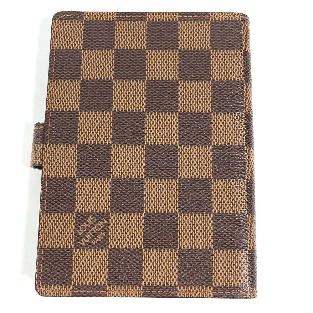 LOUIS VUITTON R20700 ダミエ アジェンダPM システム手帳 ステーショナリー 手帳カバー ダミエキャンバス レディース エベヌ ブラウン