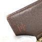 LOUIS VUITTON R20700 ダミエ アジェンダPM システム手帳 ステーショナリー 手帳カバー ダミエキャンバス レディース エベヌ ブラウン
