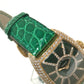 FRANCK MULLER 1750S6PMCD Tonneau Curvex Diamond Dial and Bezel Manual Winding Wristwatch in 18K Yellow Gold for Women