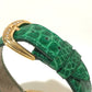 FRANCK MULLER 1750S6PMCD Tonneau Curvex Diamond Dial and Bezel Manual Winding Wristwatch in 18K Yellow Gold for Women