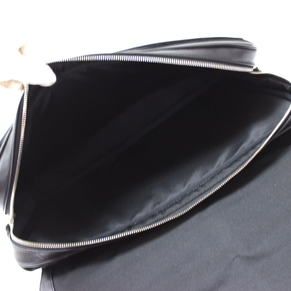 COACH F70096 Leather Handbag Business Bag Men's Black