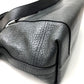 COACH 21140 テクスチャード レガシー サッチェル カバン ショルダーバッグ レザー レディース チャコールグレー グレー