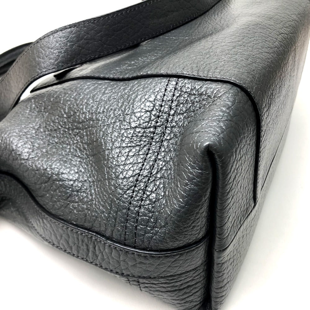 COACH 21140 テクスチャード レガシー サッチェル カバン ショルダーバッグ レザー レディース チャコールグレー グレー
