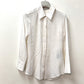 Stella McCartney 606912 Spread Collar Shirt, Apparel Top, Blouse, Long Sleeve Shirt, Silk, Women's, Ivory, White
