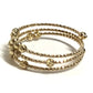 Vendome Aoyama Gold K18 18K K10YG Eclat Lace Wire Accessory Jewelry Ring K10YG Gold Used