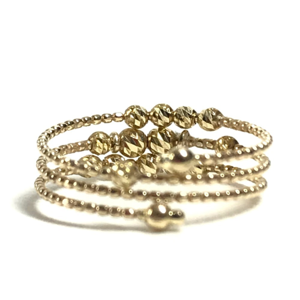 Vendome Aoyama Gold K18 18K K10YG Eclat Lace Wire Accessory Jewelry Ring K10YG Gold Used