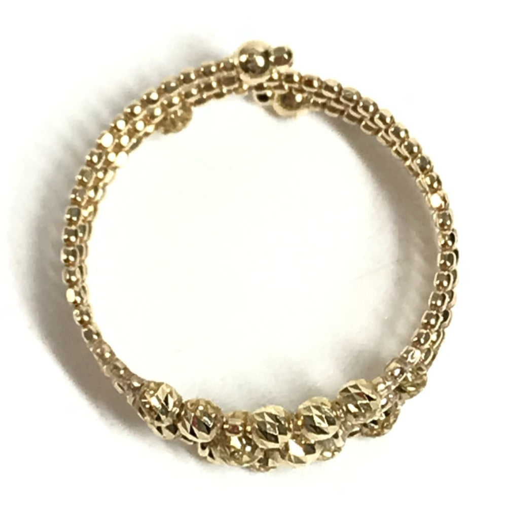 Vendome Aoyama Gold K18 18K K10YG Eclat Lace Wire Accessory Jewelry Ring K10YG Gold Used