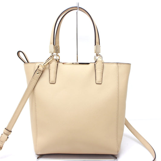 COACH 29001 マディソン ミニ ノース/サウス ボンド カバン 2WAYバッグ ハンドバッグ サフィアーノレザー レディース ベージュ