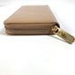 LOUIS VUITTON M91470 Vernis Zippy Wallet, Round Zip Long Wallet, Patent Leather, Women's, Noisette Beige