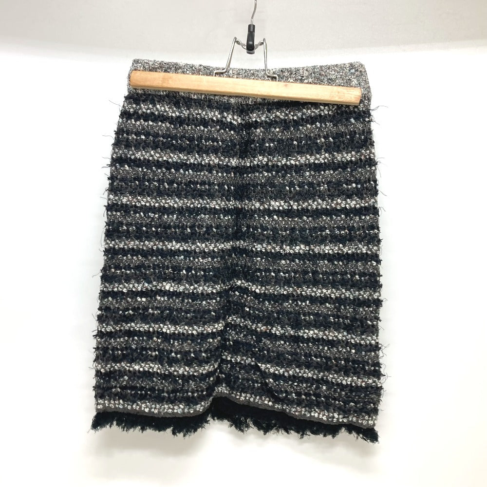 LE CIEL BLEU 25Ｓ61413 25Ｓ61414 ツイード アパレル カーディガン＆スカート トップス ボトムス セットアップ コットン レディース ブラック