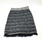 LE CIEL BLEU 25Ｓ61413 25Ｓ61414 ツイード アパレル カーディガン＆スカート トップス ボトムス セットアップ コットン レディース ブラック
