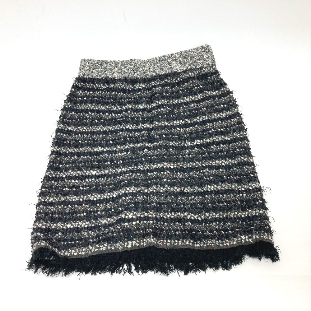 LE CIEL BLEU 25Ｓ61413 25Ｓ61414 ツイード アパレル カーディガン＆スカート トップス ボトムス セットアップ コットン レディース ブラック