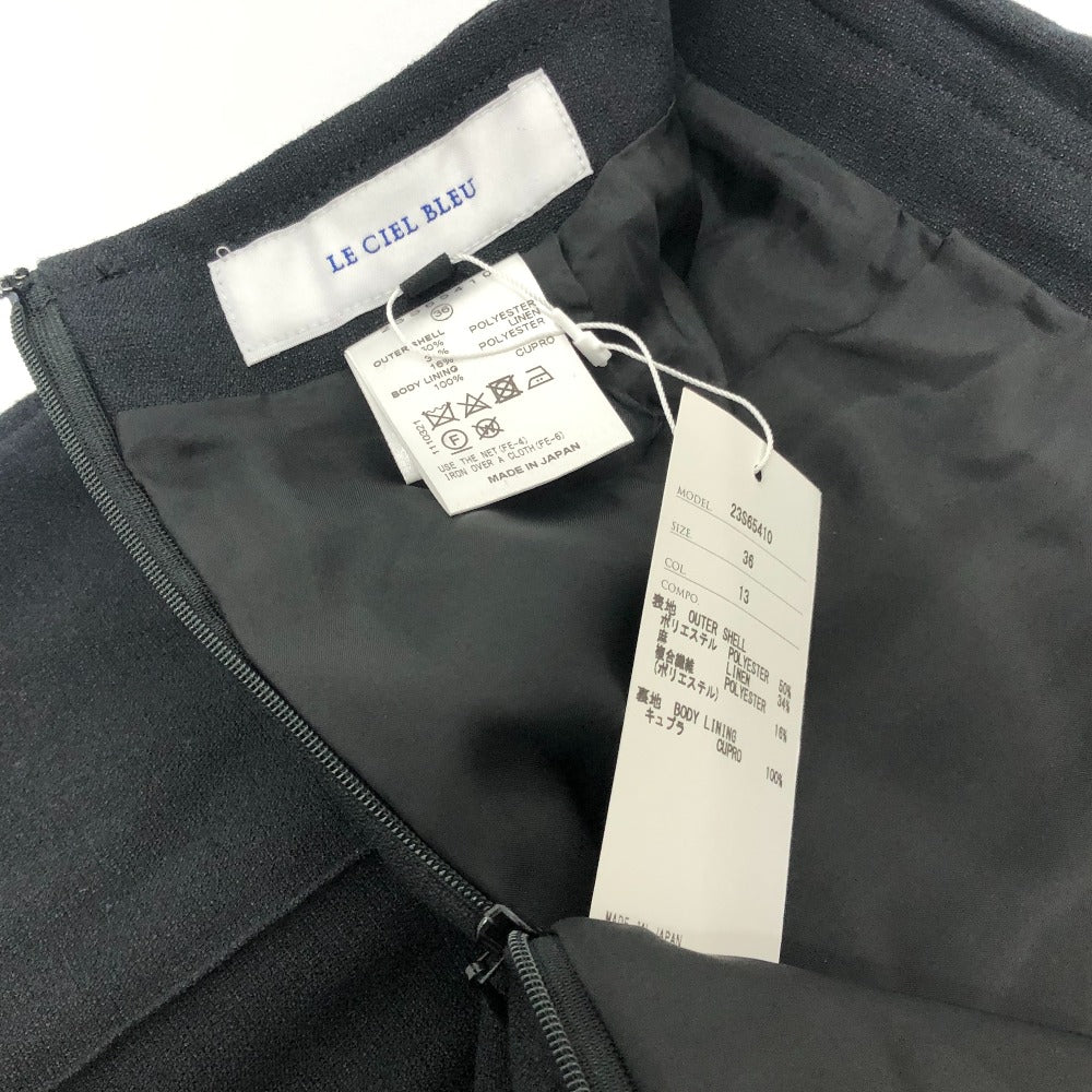 LE CIEL BLEU 23S65410 キャミソール アパレル ロングワンピース ドレス ワンピース ポリエステル レディース ブラック