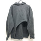 LE CIEL BLEU 25A62409 Cutout Apparel Pullover Hoodie, Cotton, Women's, Gray