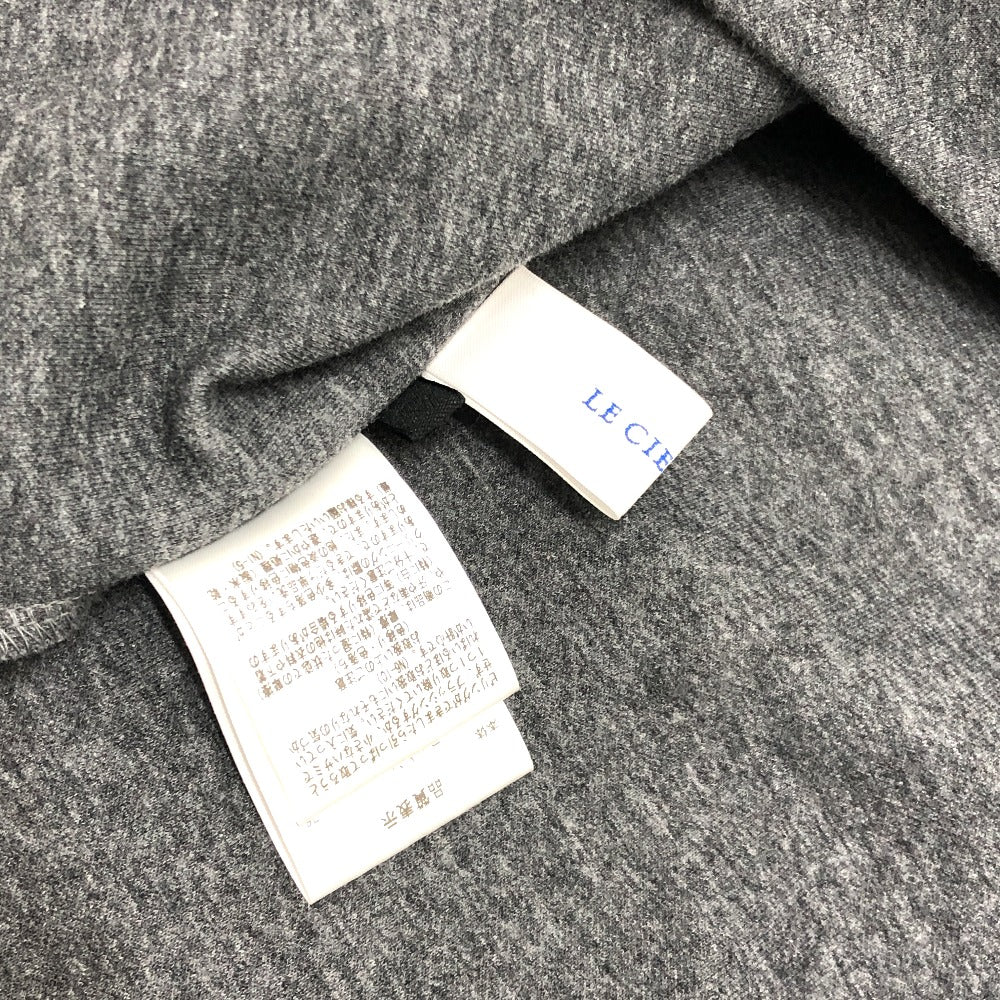LE CIEL BLEU 25A62409 Cutout Apparel Pullover Hoodie, Cotton, Women's, Gray