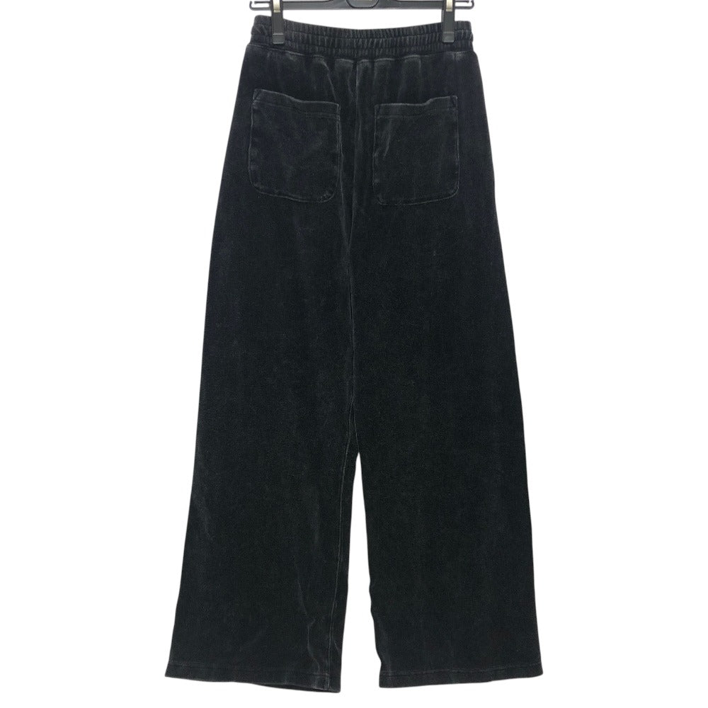 LE CIEL BLEU 28S68102 ブリーチドベロア スウェットパンツ アパレル ボトムス パンツ コットン レディース ブラック