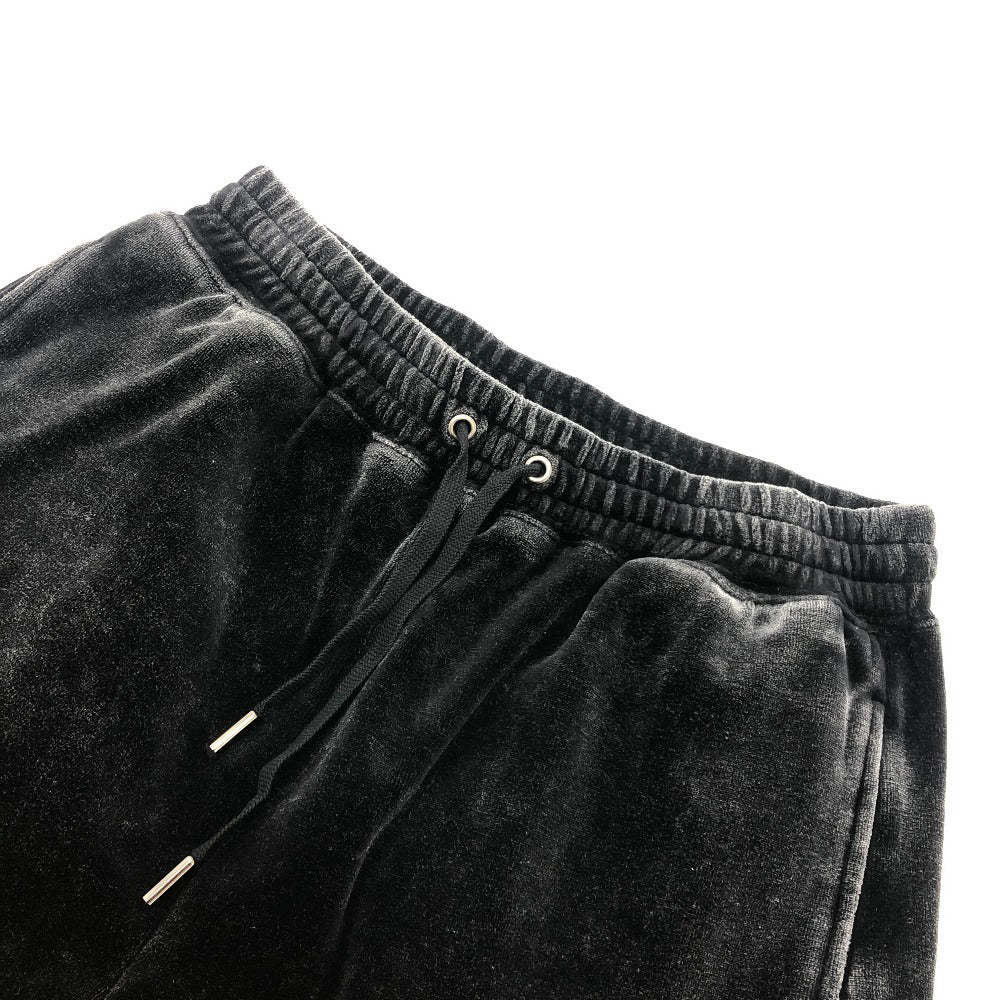 LE CIEL BLEU 28S68102 ブリーチドベロア スウェットパンツ アパレル ボトムス パンツ コットン レディース ブラック