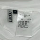 LE CIEL BLEU 27A63204 Ruched Apparel Short-sleeved peplum top Cut cotton White Used