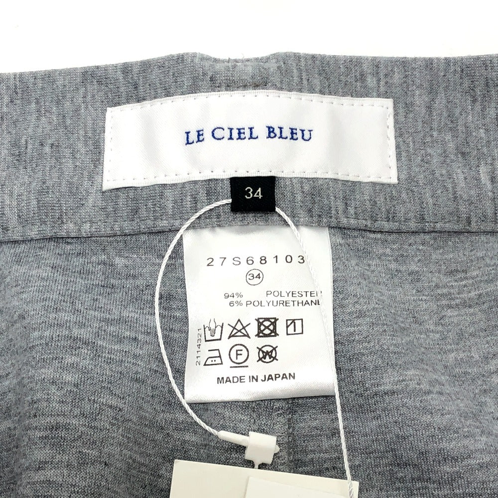 LE CIEL BLEU 27S68103 Jersey Flare Leg Pants Apparel Bottoms Pants polyester gray Used
