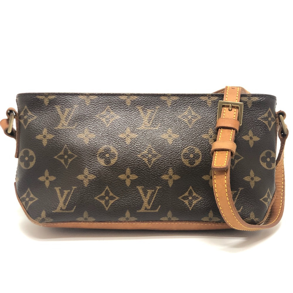 LOUIS VUITTON M51240 Trotter Shoulder Bag, Monogram Canvas, Brown
