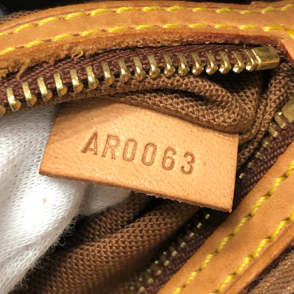 LOUIS VUITTON M51240 Trotter Shoulder Bag, Monogram Canvas, Brown