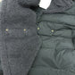MAX MARA 149603266 Women's FRISIA Teddy Long Coat with QR Code, Fur and Down, Polyester, Dark Gray