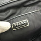 PRADA ハート ビジュー カバン ハンドバッグ ナイロン/レザー レディース ブラック - brandshop-reference