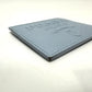PRADA 1MC025 Embossed Logo Pass Case/Business Card Case/Card Case in Saffiano Leather, Light Blue