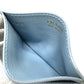 PRADA 1MC025 Embossed Logo Pass Case/Business Card Case/Card Case in Saffiano Leather, Light Blue