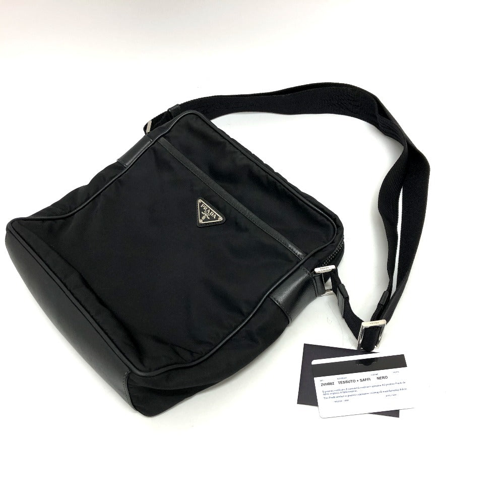 PRADA 2VH002 リナイロン トライアングルロゴ 斜め掛けバッグ ショルダーバッグ ナイロン レディース NERO ブラック