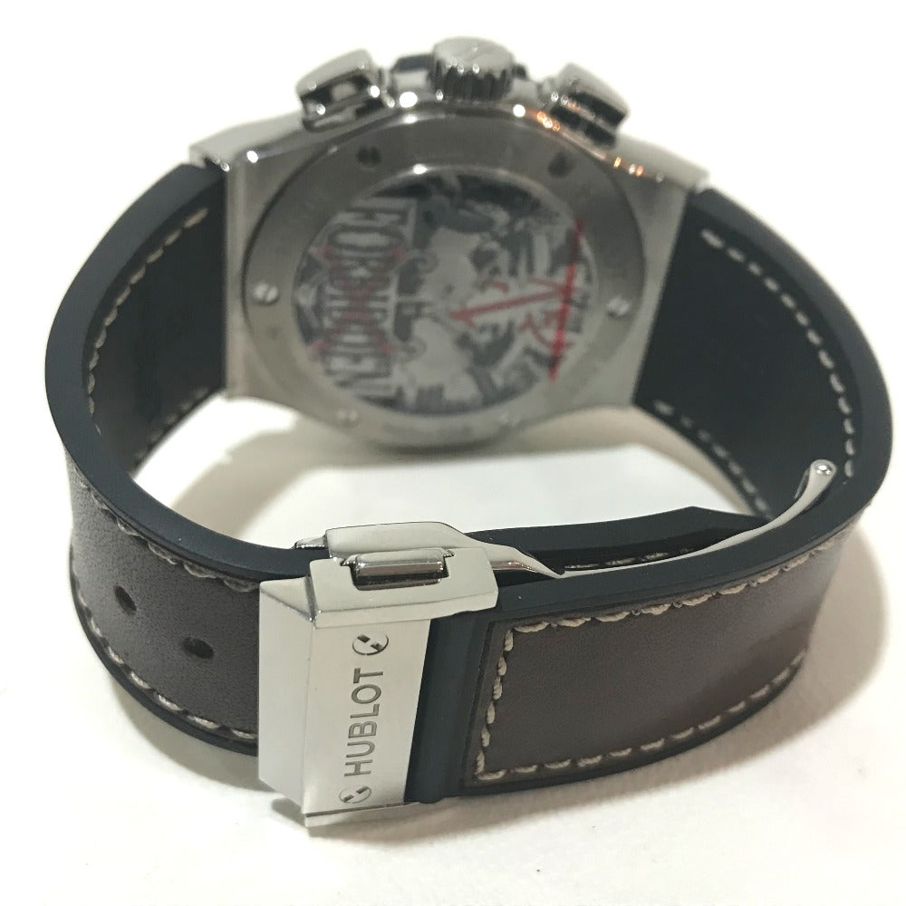HUBLOT 521.NC.0589.VR.OPX14 Forbidden X Classic Fusion Automatic Watch with Cigar Box, Titanium, Men's, Silver