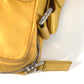 PRADA triangle logo triangle logo plate Bag Pochette Crossbody Shoulder Bag Nylon yellow Used