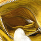 PRADA triangle logo triangle logo plate Bag Pochette Crossbody Shoulder Bag Nylon yellow Used