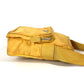PRADA triangle logo triangle logo plate Bag Pochette Crossbody Shoulder Bag Nylon yellow Used