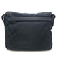 PRADA 1BD994 Triangle Crossbody bag, shoulder bag, triangular logo plate, flap, messenger bag Shoulder Bag Nylon Navy Used