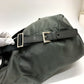 PRADA BZ0032 トライアングルロゴ バックパック カバン リュックサック レザー レディース グレー